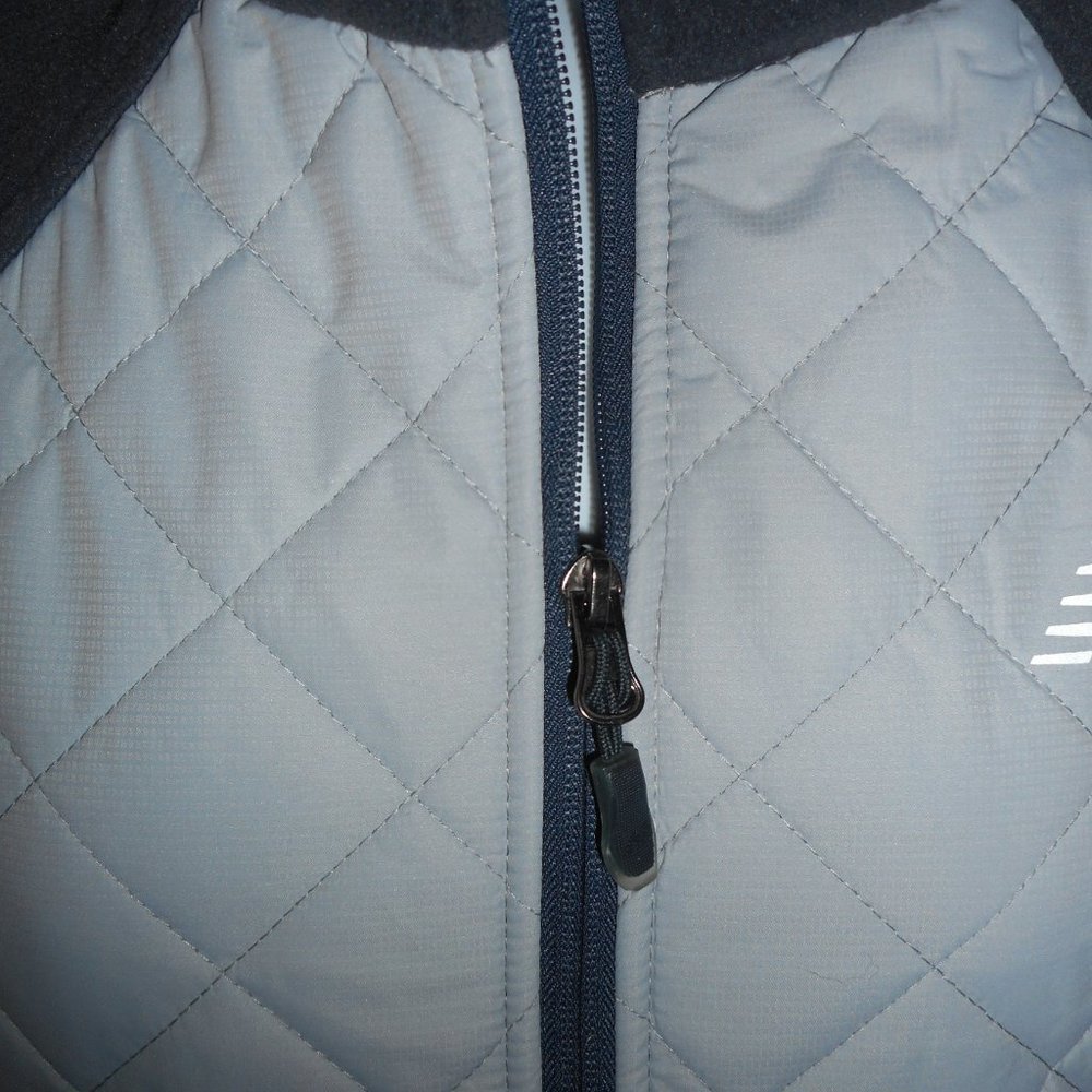 NWT grey New Balance micro fleece jacket, Large - Picture 3 of 13